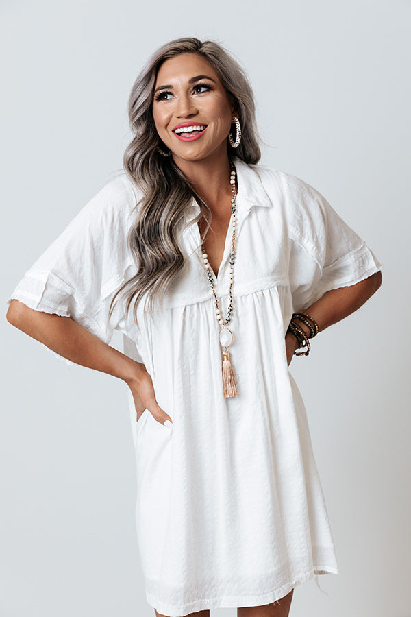 Fairy Dust Babydoll Dress in White Impressions Online Boutique Fairy Dust Babydoll Dress in White Impressions Online Boutique