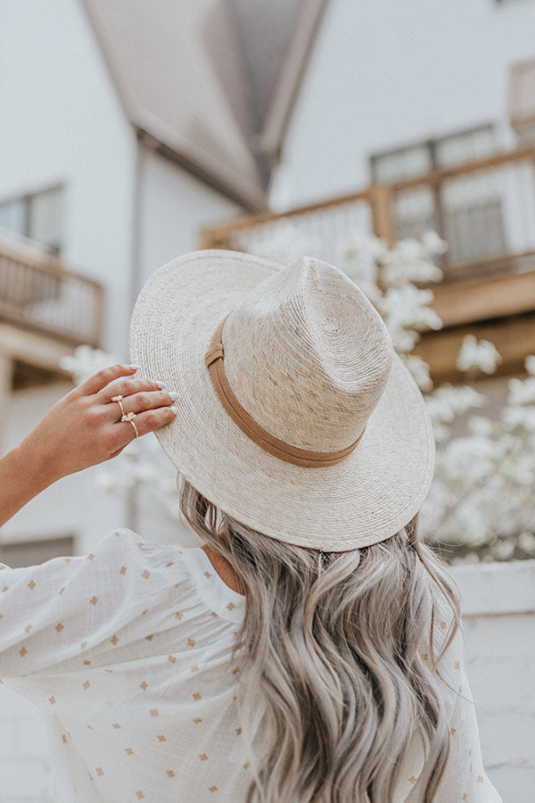 Darling Brunch Raffia Hat