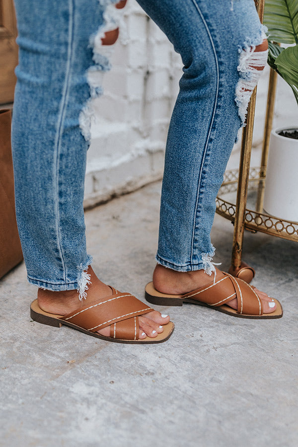 The Lucinda Sandal in Camel