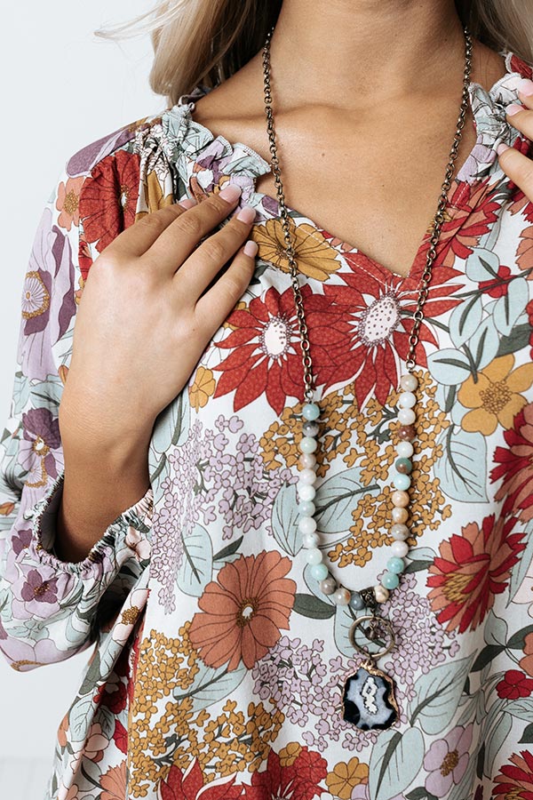 Chic Journey Semi Precious Necklace