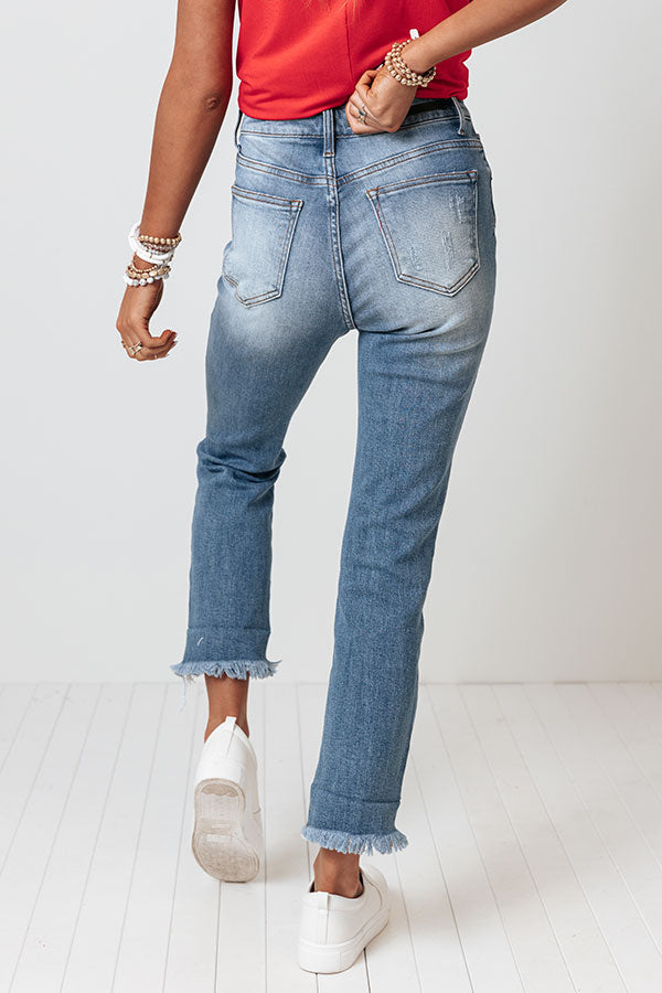 Risen The Avalon High Waist Distressed Jean