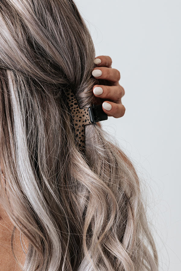 The Styled Life Hair Claw Clip In Cheetah