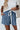  denim medium wash Rising Heat Chambray Shorts In Medium Wash 