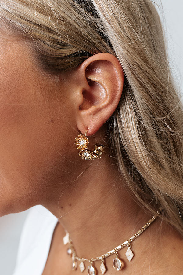 Tinsley Hoop Earrings in Gold