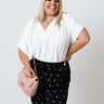 Just For Tonight Shift Top In Ivory   Curves Image - 1