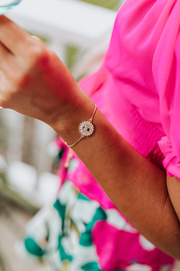 Everlasting Love Initial Bracelet