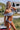 Beach Dip Smocked Bikini Top in Navy