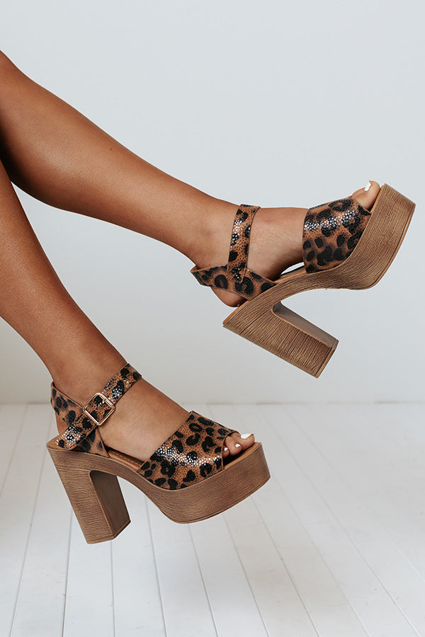 The Tyra Leopard Heel