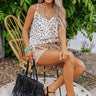 Here For The Party Leopard Shift Tank In Ivory Image - 1
