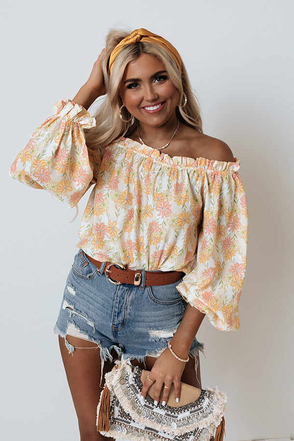 Resort Vibes Floral Top