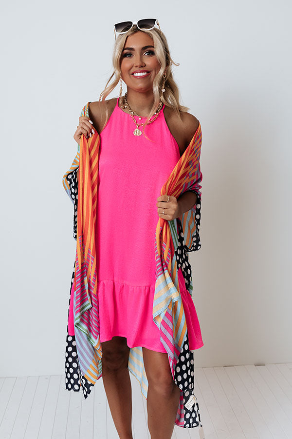 Snow Cone Summer Stripe Overlay