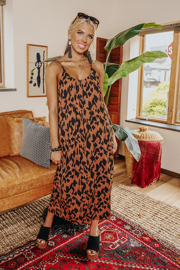 On Another Level Leopard Midi