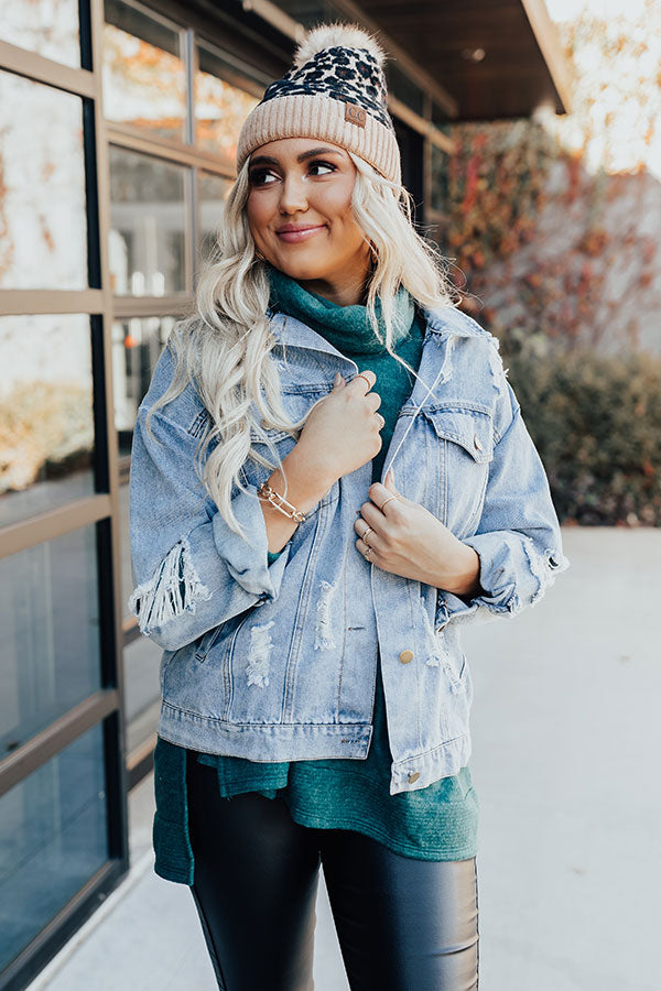 The Percy Distressed Denim Jacket