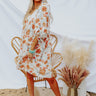 Floral Market Shift Dress in Stone Image - 1