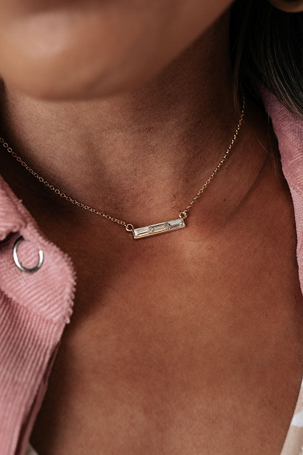 Cambridge Campus Necklace In Gold