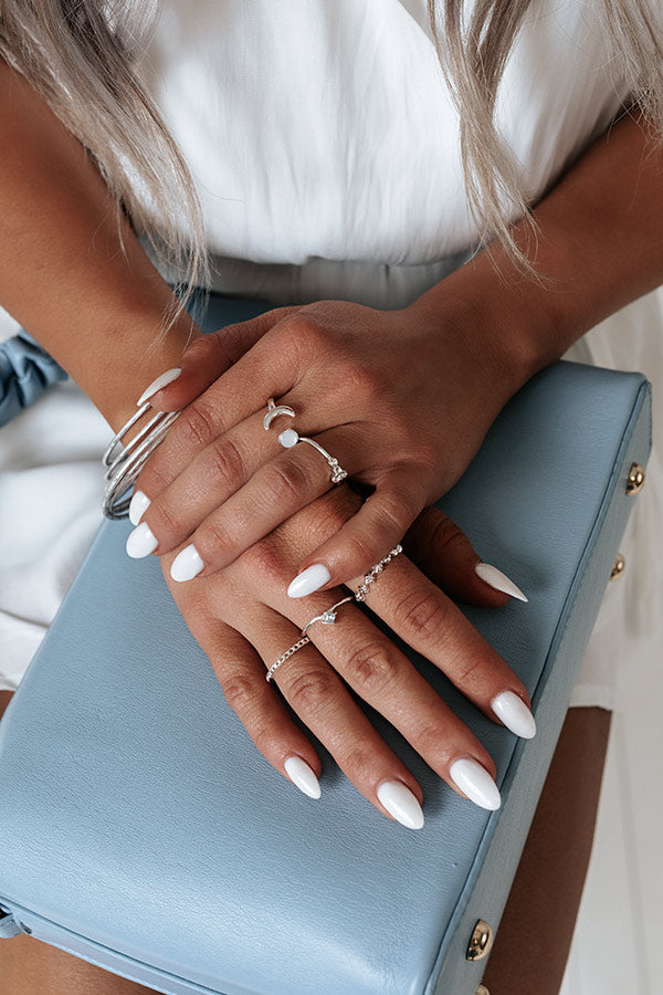 Truly Talented Ring Set In Silver
