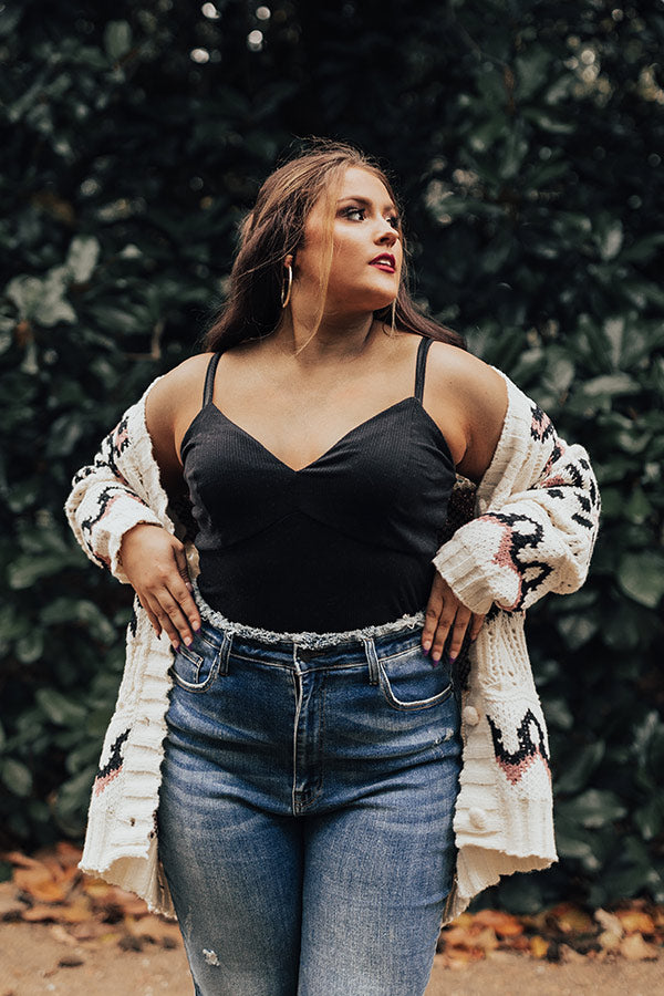 Ivy Lane Ribbed Tank Curves