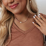 Kendra Scott Lila Vintage Gold Strand Necklace In Pastel Shells Image - 1