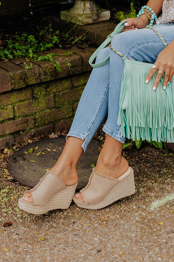 The Polly Wedge In Mocha