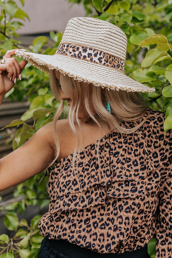 Everyday Details Woven Hat In Ivory