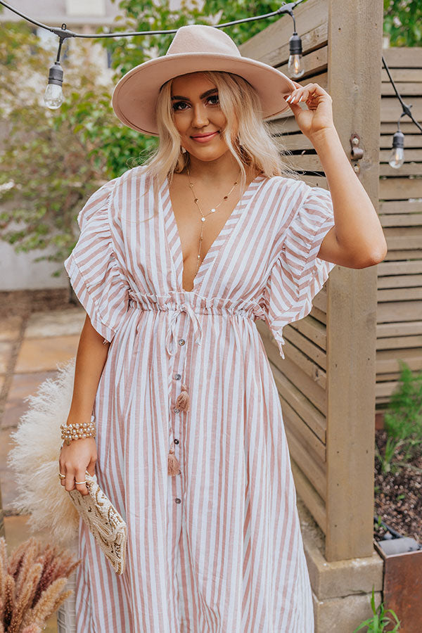 Guilty Pleasure Stripe Maxi • Impressions Online Boutique