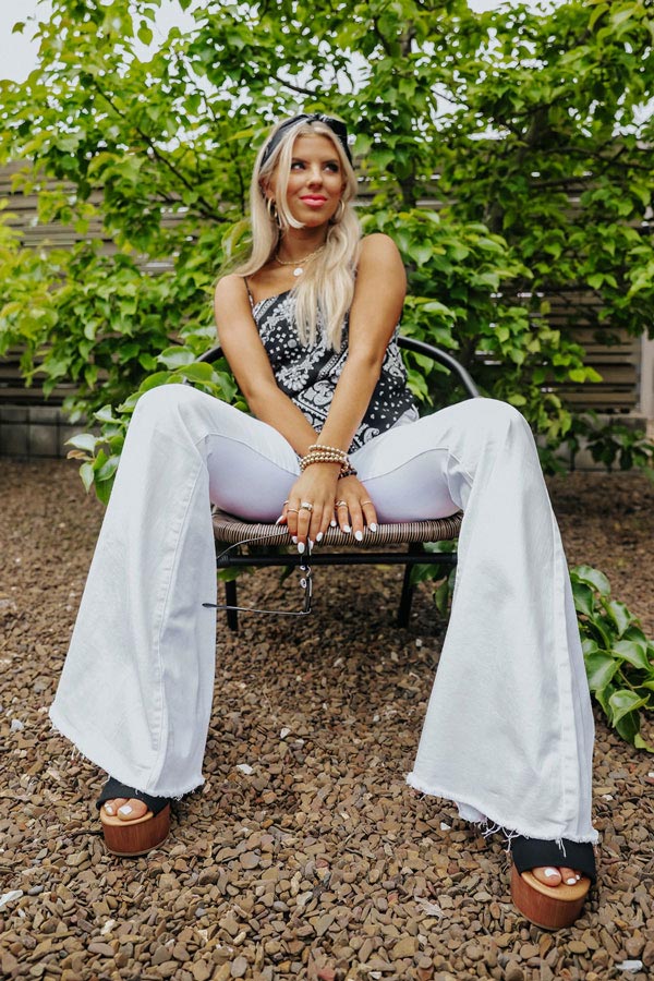 The Does High Waist Flares