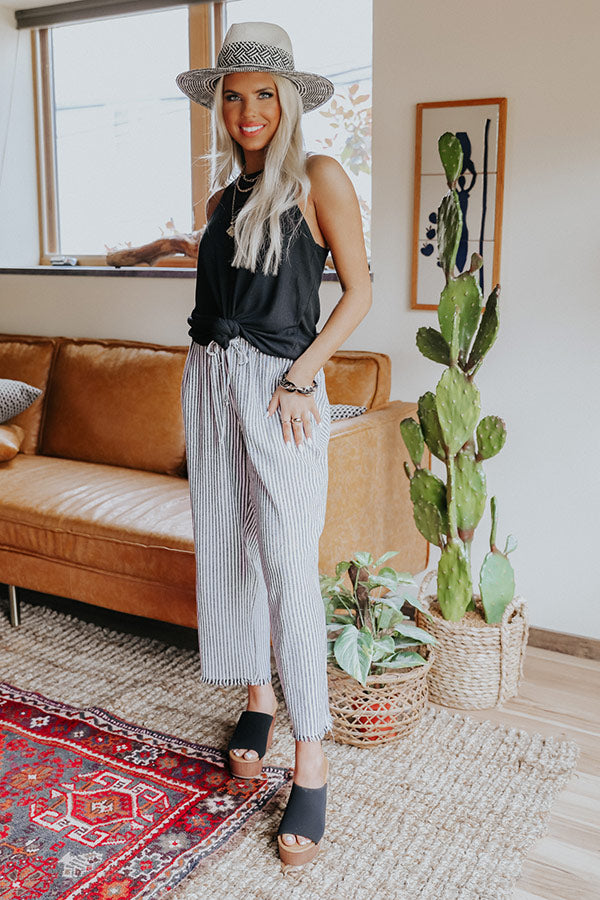 The Cruiser High Waist Stripe Pants