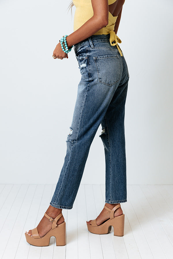 KanCan The Harris High Waist Distressed Relaxed Jean