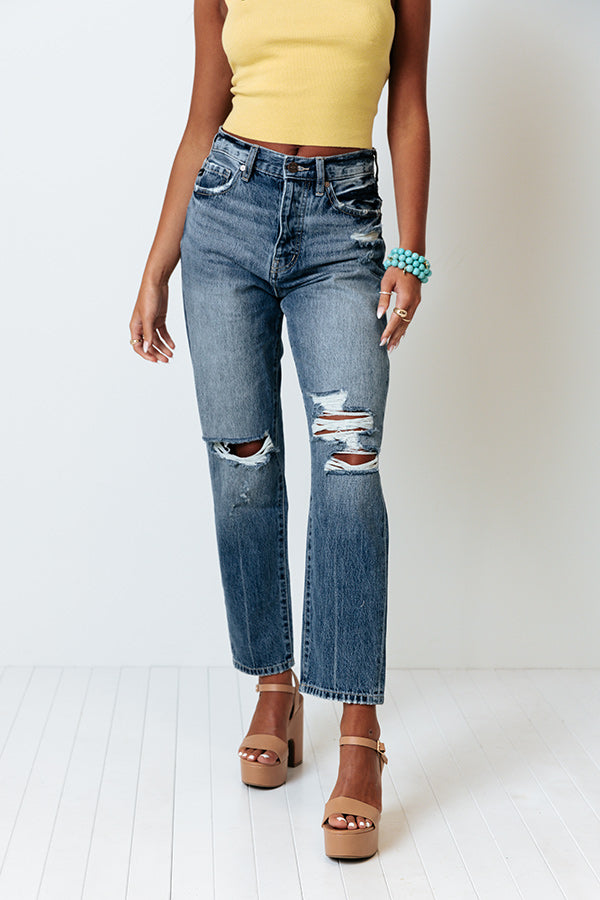 KanCan The Harris High Waist Distressed Relaxed Jean