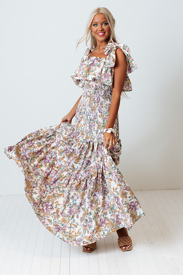 Home Sweet Hawaii Smocked Maxi