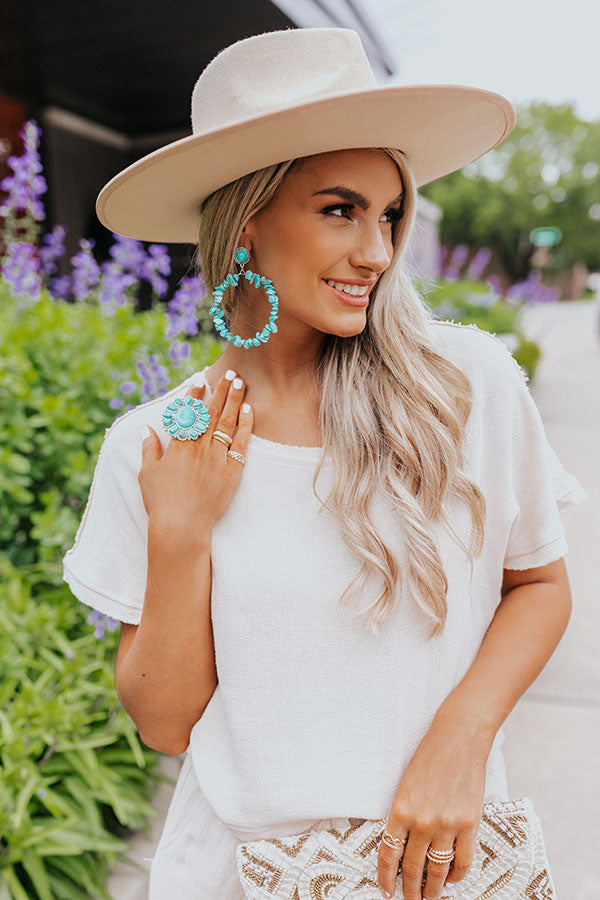 Style Mentor Turquoise Earrings