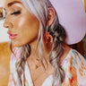 Miles And Memories Turquoise Earrings In Orange Image - 1