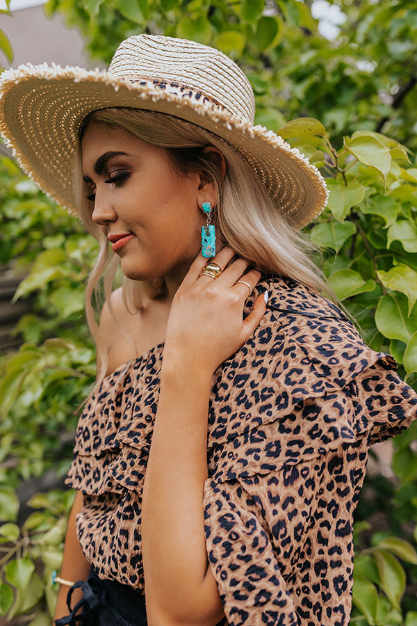 High Praise Turquoise Earrings