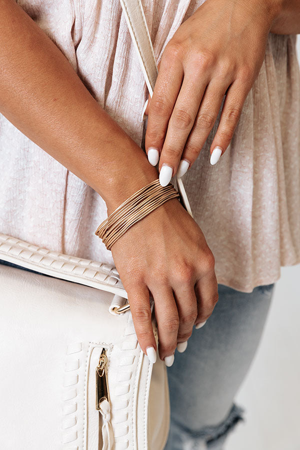 Spotlight Hour Bangle Bracelet Set