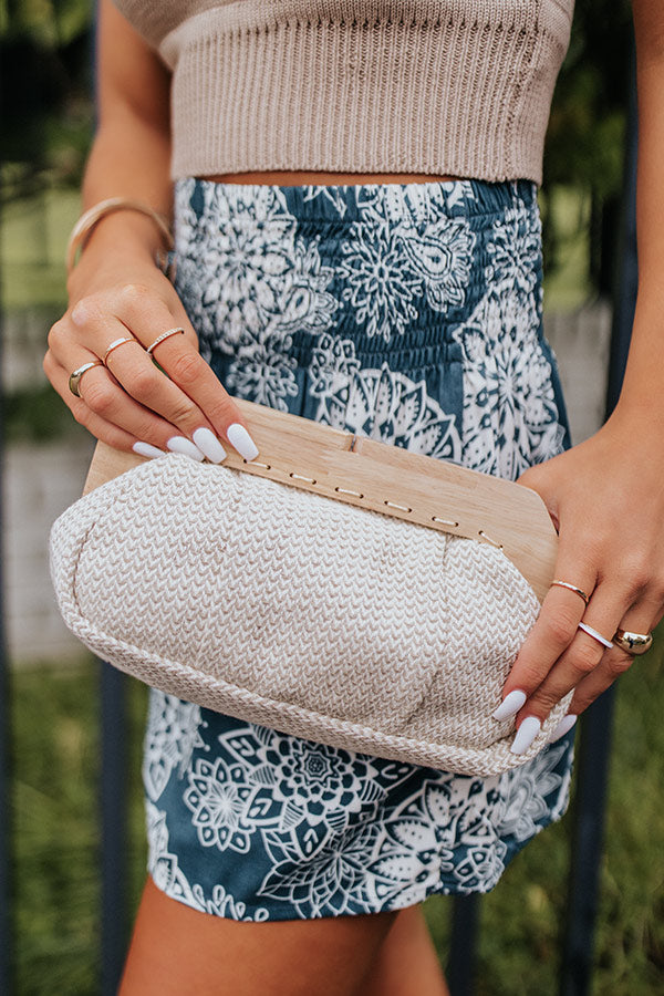 Collecting Stories Woven Clutch In Birch