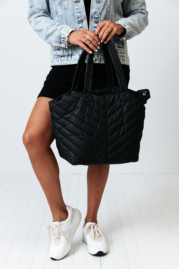 Cool Commitment Quilted Tote