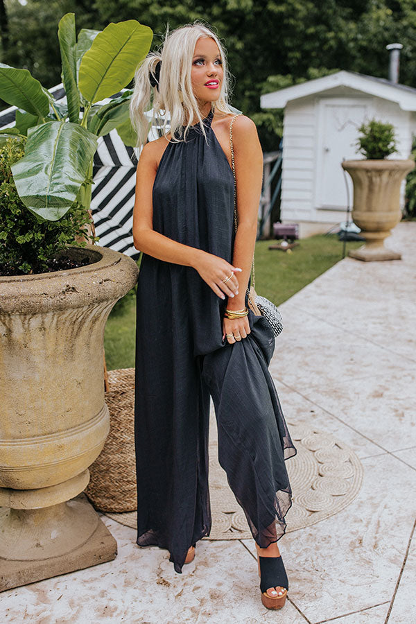 Casa On The Coast Jumpsuit In Black