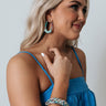 Kendra Scott Masie Gold Open Frame Earrings In Mint Mix Paracord Image - 1
