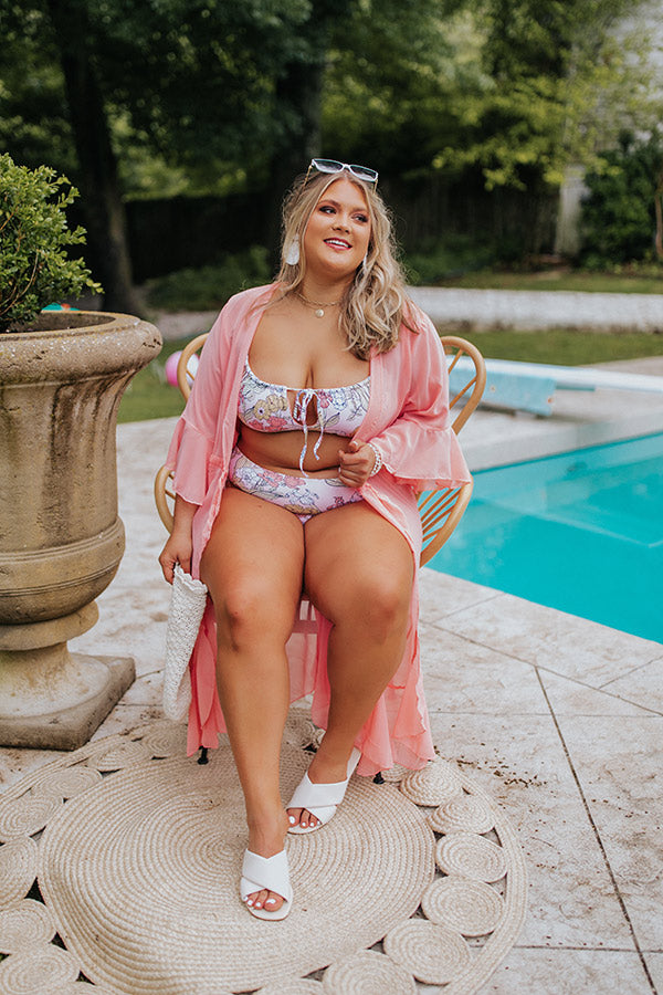 Palisades Bikini Top in Vintage Bloom Curves Image - 1