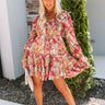 Addicted To Love Floral Dress In Rose Image - 1