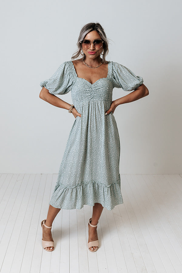 Simply Radiant Midi In Sage