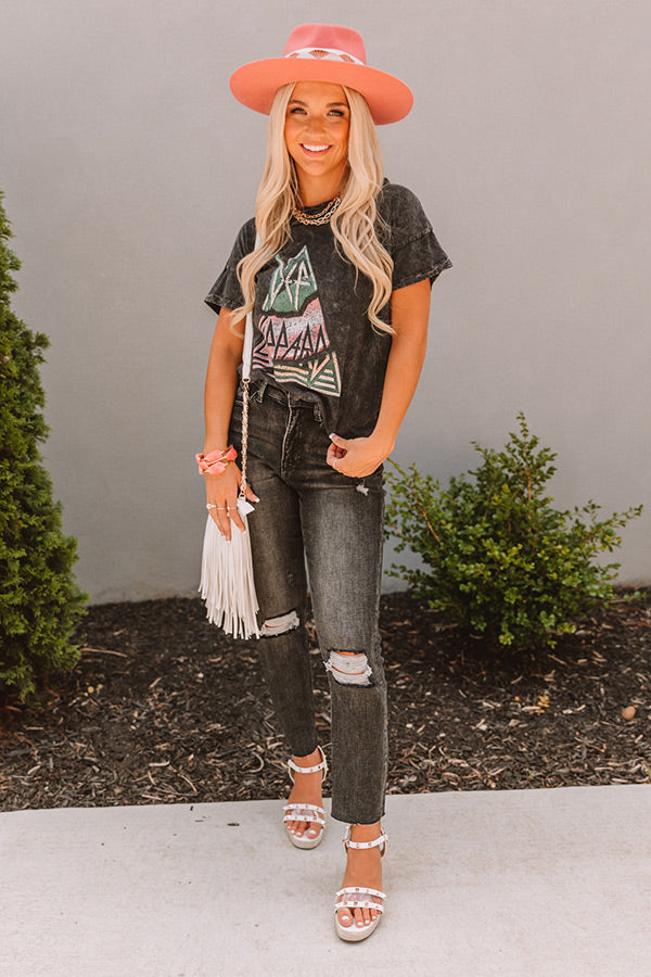 Def Leppard Vintage-Wash Graphic Tee Image - 1