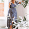 Floral Euphoria Maxi in Navy Image - 1