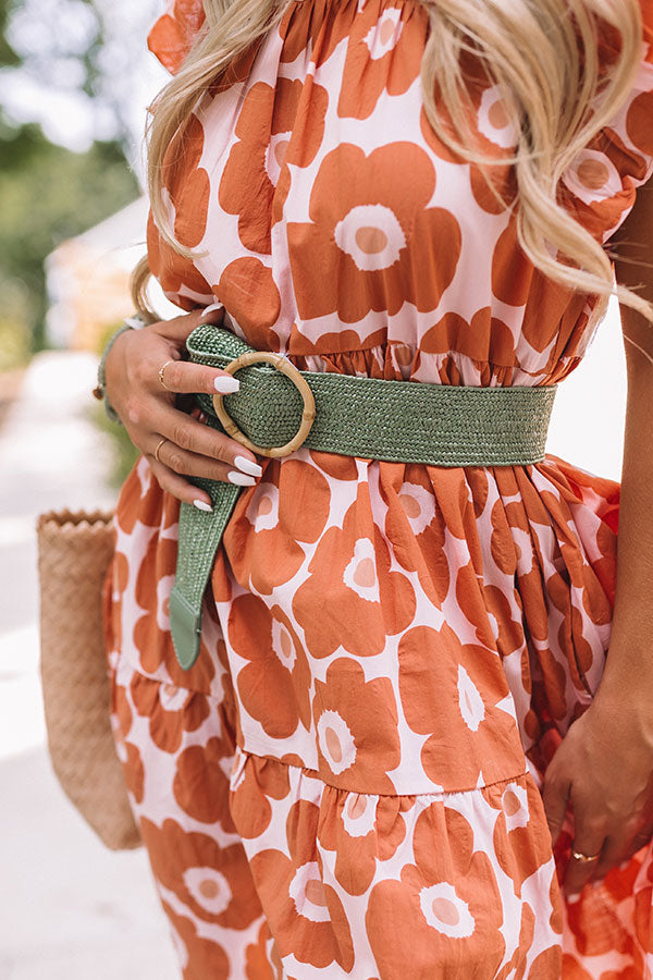 Local Dive Woven Belt In Pear