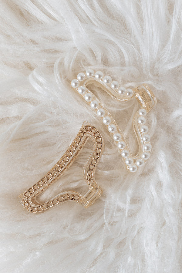Style Stash Hair Claw Clip Set