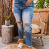 Risen The Bayle High Waist Distressed Skinny Curves Image - 1