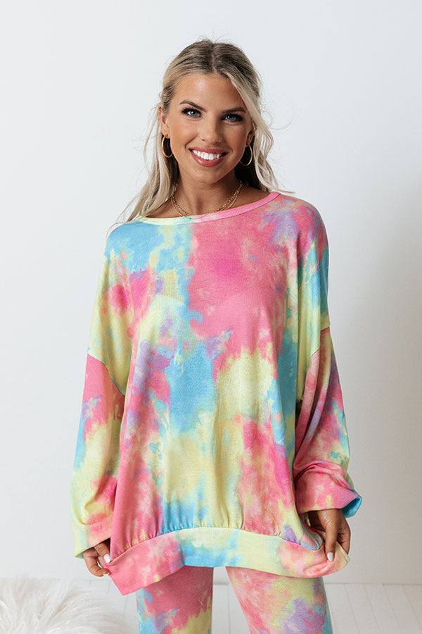 Break The Rules Tie Dye Shift Top