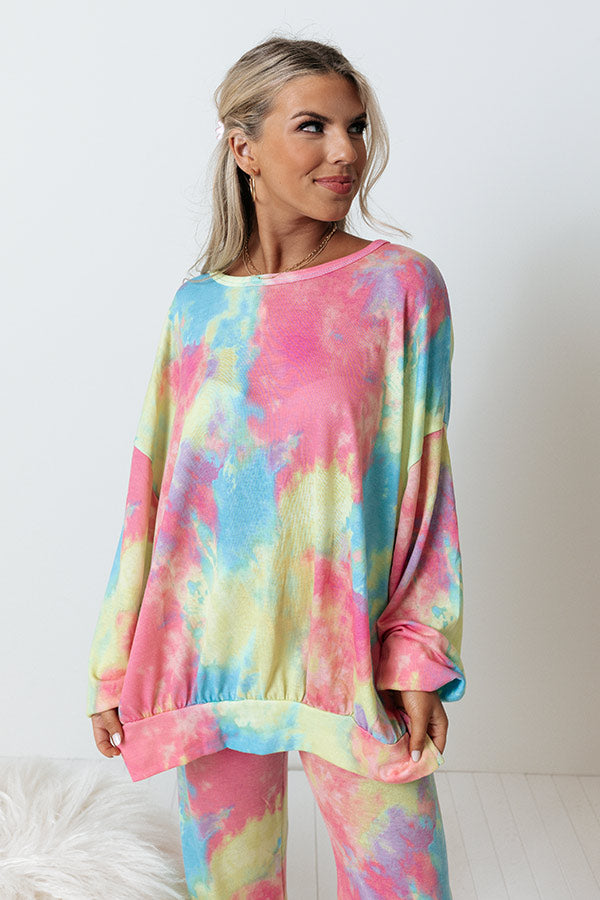 Break The Rules Tie Dye Shift Top