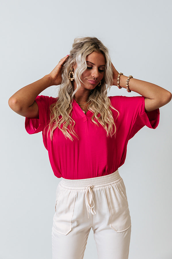 Legacy of Style Shift Top in Rose