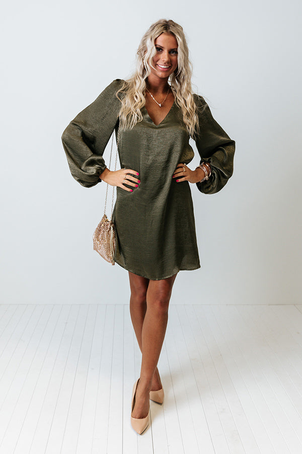 Chardonnay Sips Shift Dress